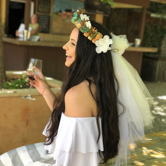 Custom Wine Cork Headbands/ Tiaras - Picture 3 of 9